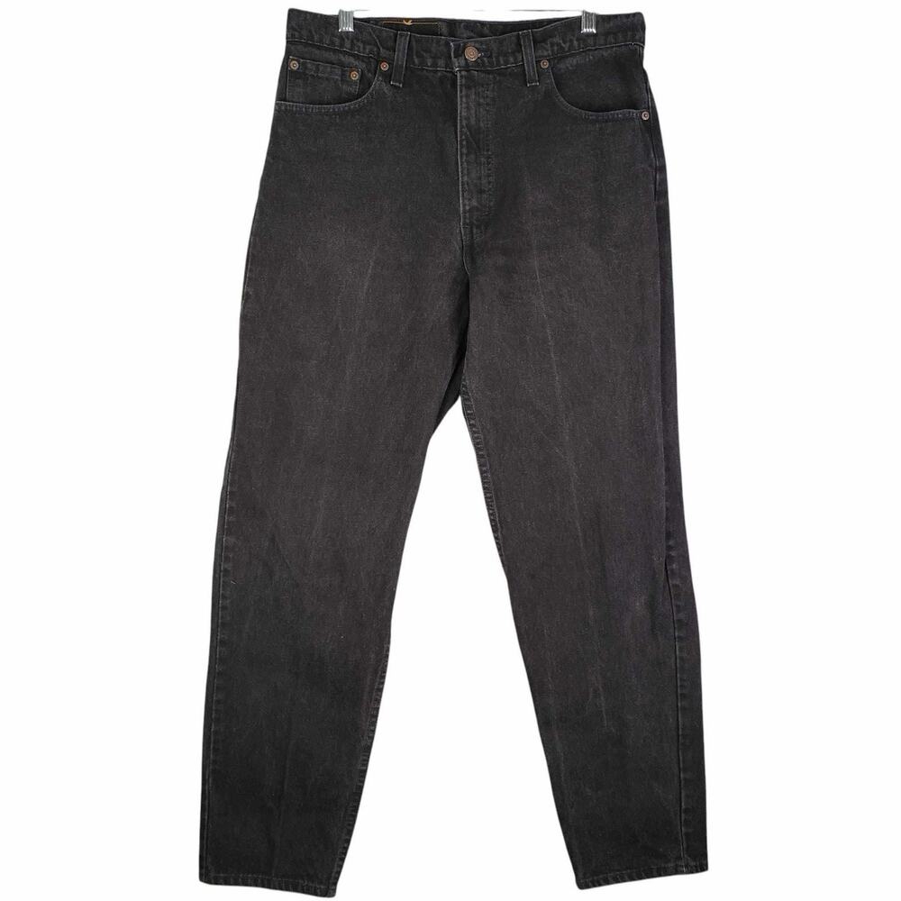 Levis 550 Jeans Vintage Mens Size 36x32 Faded Black Relaxed USA Made 36
